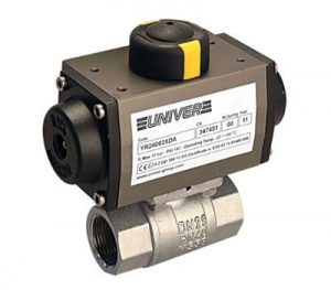 PNEUMATIC ACTUATORS WITH BRASS BALL VALVES